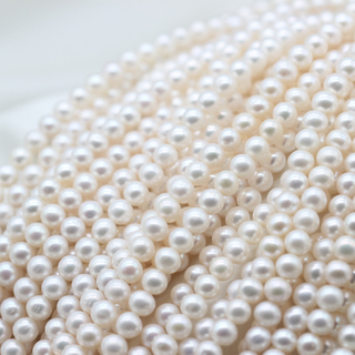 7-8mm AAA Good Quality Round Natural Cultured Freshwater Pearl Strings (XL180115) 
