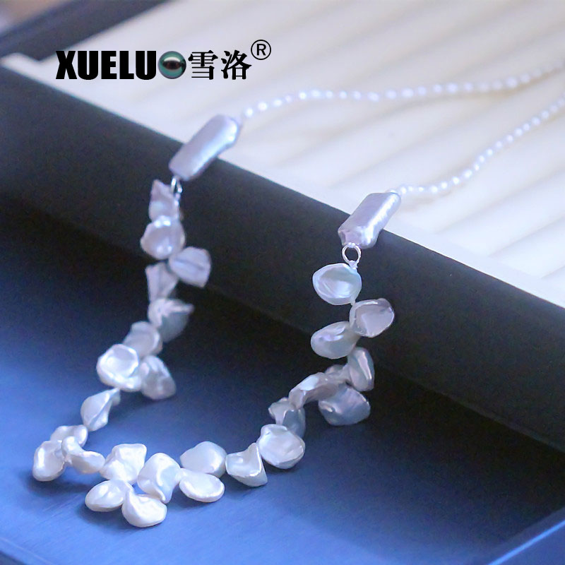 Fashion Gorgeous Original Natural Fresh Water Pearl Necklace Design (XL120056) 