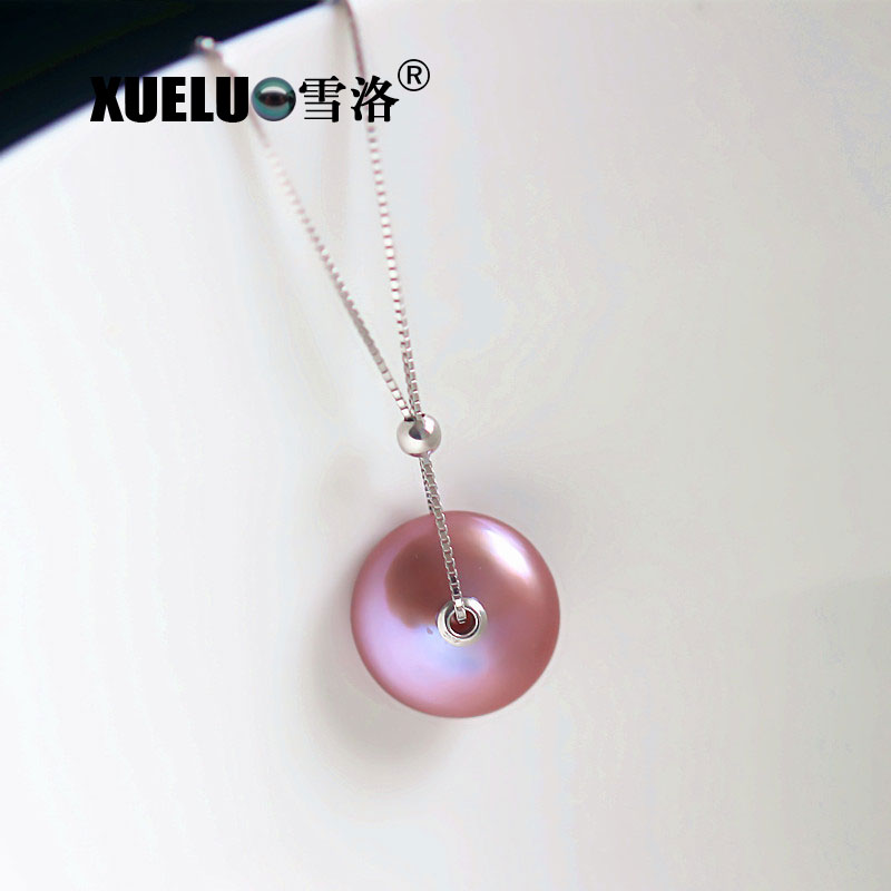 Charming Jewelry Fashion Coin Natural Freshwater Pearl Necklace (XL120040) 