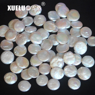 18-20mm Large Coin Freshwater Loose Pearls Beads(XL110020)