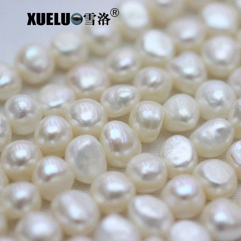 White Natural Real Cultured Freshwater Baroque Pearl Strings (XL190022)