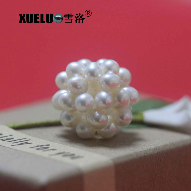 2-3mm Round White Freshwater Pearls Ball Beads(XL110023)