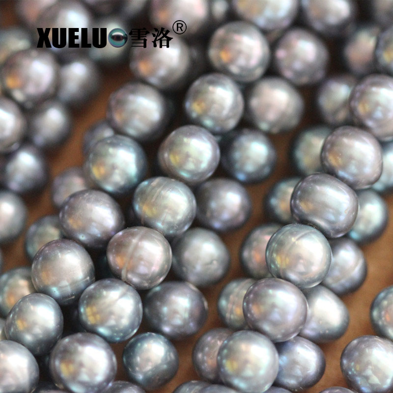 7-8mm Cheap Lavender Natural Real Cultured Freshwater Pearl Strings (XL180008)