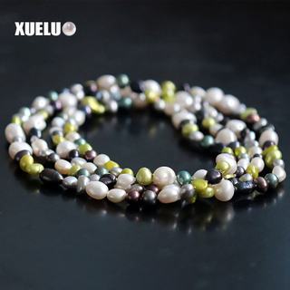 Baroque Fashion Long Freshwater Pearl Necklace(XL120001)