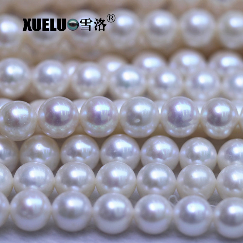  9-10mm AAA Very Round Good Quality Natural Cultured Freshwater Pearls, Pearls Farm in China (XL180104) 